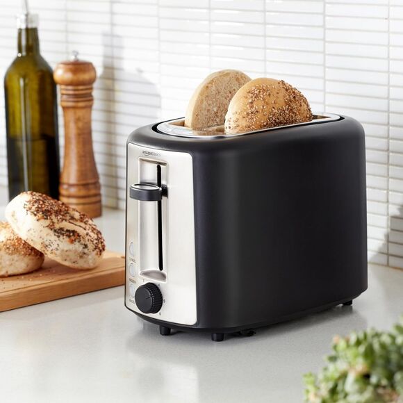 2 Slice Toaster With 6 Browning Settings Extra Wide Slots Bagels and Breads - Picture 6 of 6